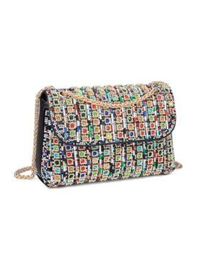 Rhinestone Clutch Purses for Women Wedding Party Evening Crossbody Bag with